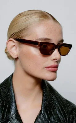 Solbriller - Bror - Brown/Demi Light Brown Transperent Solbriller