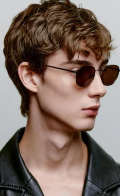 Online Solbriller - Hello - Matte Brown Solbriller