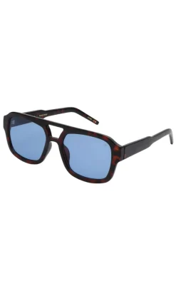 New Solbriller - Kaya - Demi Tortoise (Blue Lens) Solbriller