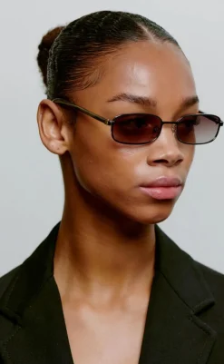 Clearance Solbriller - Noah - Silver Striped Horn Solbriller