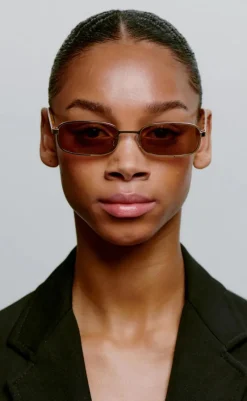 Outlet Solbriller - Noah - Gold Burnt Amber Solbriller