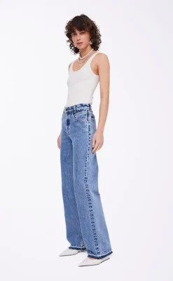 Hot Bukser - Serena - Marble Wash Bukser & Jeans