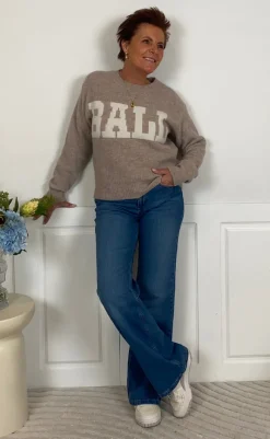 Striktrøje - Stacy - Gray Morn Melange Striktrøjer & Sweat