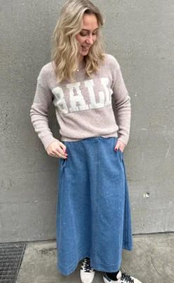 Striktrøje - Stacy - Gray Morn Melange Striktrøjer & Sweat