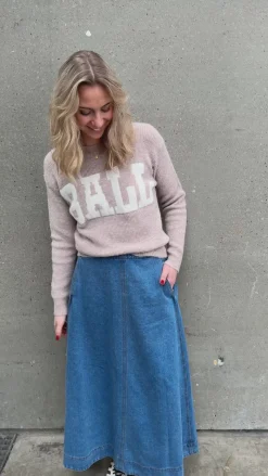 Striktrøje - Stacy - Gray Morn Melange Striktrøjer & Sweat