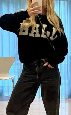 Sale Striktrøje - Stacy - Sky Captain / Black Iris Striktrøjer & Sweat