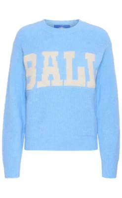 Striktrøje - Stacy - Powder Blue Striktrøjer & Sweat