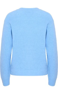 Striktrøje - Stacy - Powder Blue Striktrøjer & Sweat