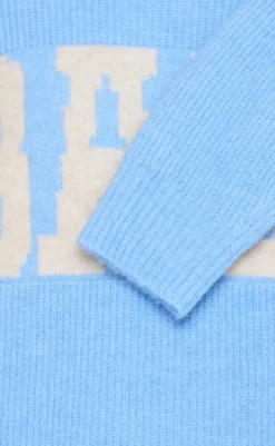 Striktrøje - Stacy - Powder Blue Striktrøjer & Sweat