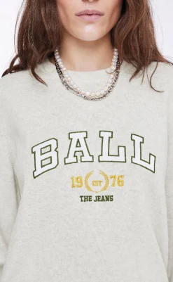 Best Striktrøje - D. Carter - White Melange Striktrøjer & Sweat