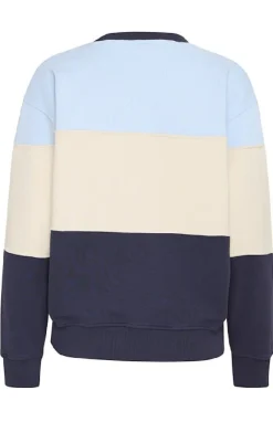 Best Sweatshirt - Montana - Powder Blue Striktrøjer & Sweat