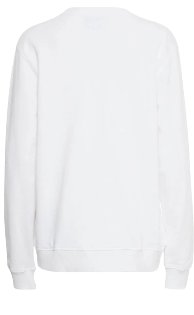 Outlet Sweatshirt - L. Taylor - Bright White Striktrøjer & Sweat