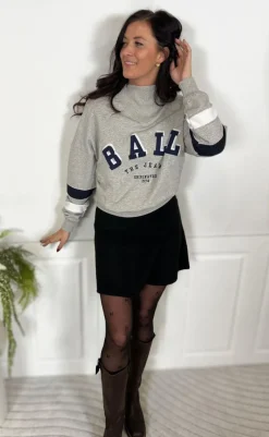 Clearance Sweatshirt - Fossati - Medium Grey Melange Striktrøjer & Sweat