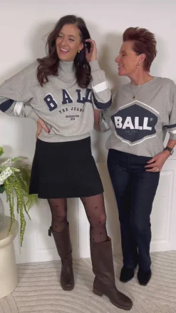 Clearance Sweatshirt - Fossati - Medium Grey Melange Striktrøjer & Sweat