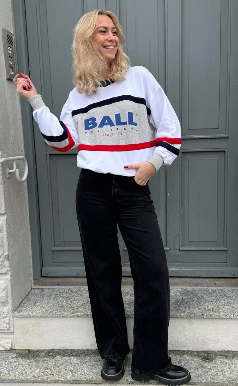 New Sweatshirt - Luca - Medium Grey Melange Striktrøjer & Sweat