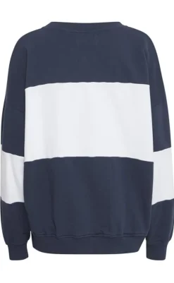 Outlet Sweatshirt - Robinson - Black Iris Striktrøjer & Sweat