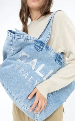 Sale Taske - Prato - Light Blue Denim Tasker