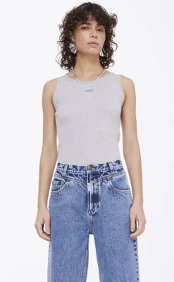 Online Top - Tobelli - Medium Grey Mel T-shirts & Toppe