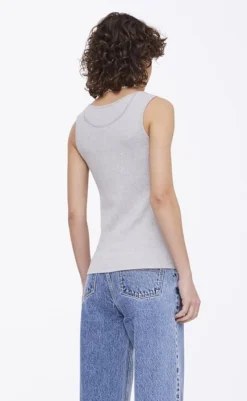 Online Top - Tobelli - Medium Grey Mel T-shirts & Toppe