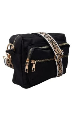 Black Color Taske - Vanda - Black w. Leo Tasker