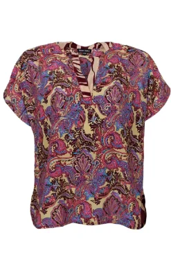 Clearance Bluse - Luna Andra - Royal Berry Mix Bluser