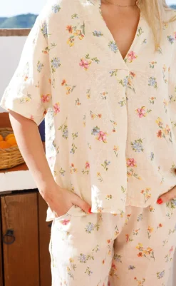 New Bluse - Melina - Flower Bluser