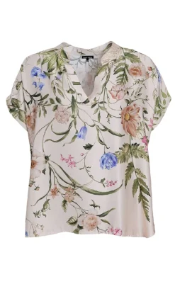 Bluse - Zennia - Champagne Flower Bluser