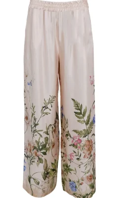 Discount Bukser - Zennia - Champagne Flower Bukser & Jeans