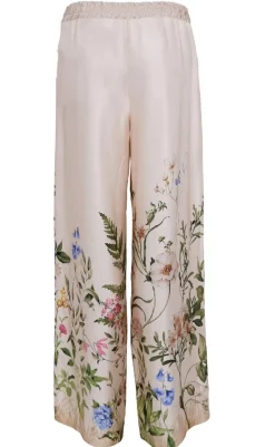 Discount Bukser - Zennia - Champagne Flower Bukser & Jeans