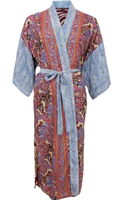 Online Kimono - Luna - Royal Berry Mix Cardigans