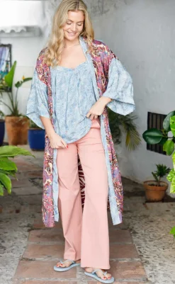 Online Kimono - Luna - Royal Berry Mix Cardigans