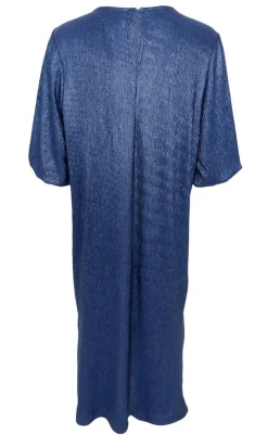 Online Kjole - Glossy - Blue Kjoler