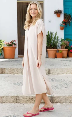 Discount Kjole - Samos - Creme Kjoler