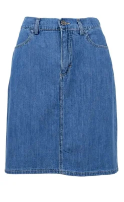 Hot Nederdel - Nettie - Mid Blue Wash Nederdele