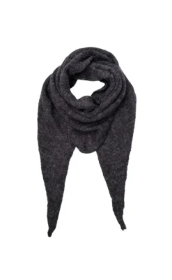 Best Tørklæde - Dell Medium - Dk. Grey Melange Tørklæder & Vanter