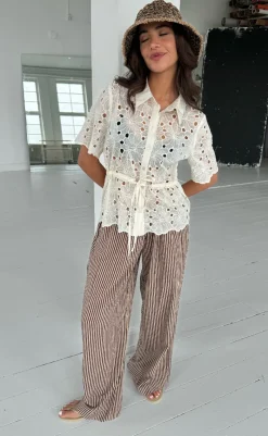 Outlet Bluse - June - Off White Bluser