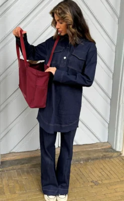 Kjole - Katja - Denim Blue Kjoler