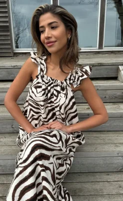 Clearance Kjole - Sasha - Zebra Kjoler