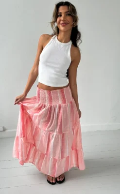 Discount Nederdel - Majse - Pastel Pink Nederdele