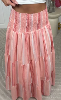 Discount Nederdel - Majse - Pastel Pink Nederdele