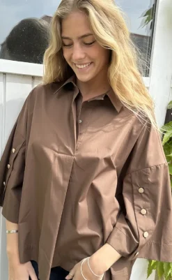 Discount Skjorte - Klara - Brown Skjorter