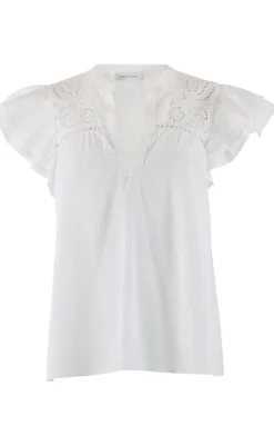 Discount Top - Christel - White T-shirts & Toppe