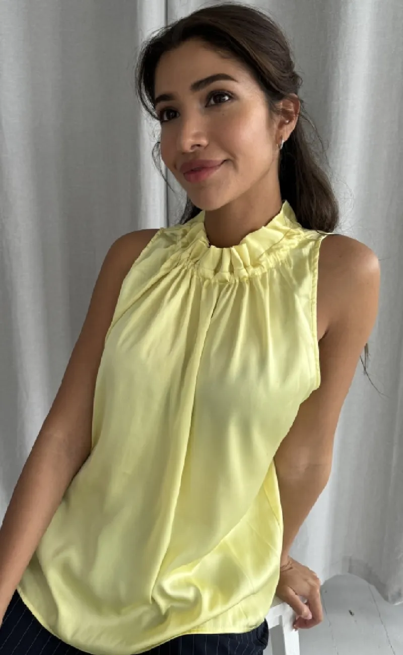 Outlet Top - Liva - Yellow T-shirts & Toppe