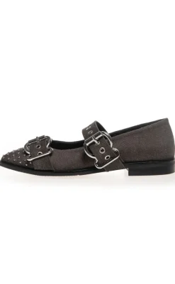 Clearance Ballerinaer - Future Vibes - Black Denim Loafers & Ballerinaer
