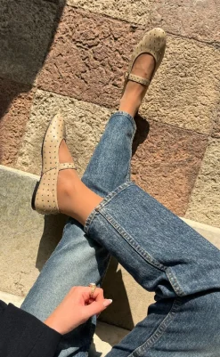 Ballerinaer - Forever Love - Beige Loafers & Ballerinaer