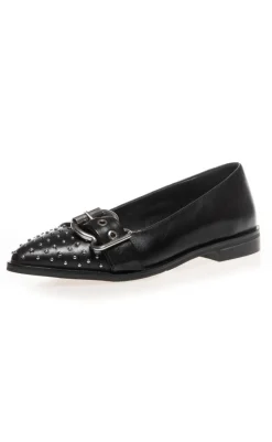 Clearance Ballerinaer - As The Move - Black Loafers & Ballerinaer