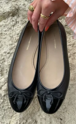 Hot Ballerina - Like Moving Patent Toe - Black Patent Loafers & Ballerinaer