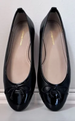 Hot Ballerina - Like Moving Patent Toe - Black Patent Loafers & Ballerinaer
