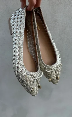 New Ballerinaer - On My Love - Gold Loafers & Ballerinaer