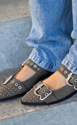 Online Ballerinaer - Future Vibes Suede - Green Loafers & Ballerinaer